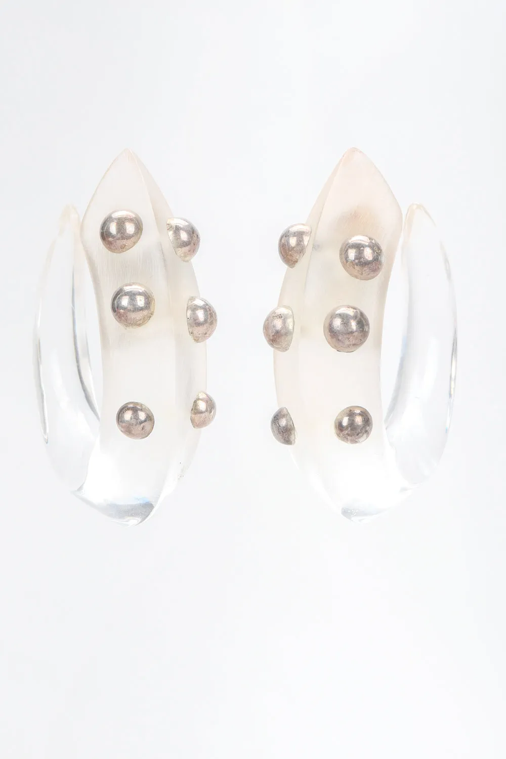 Ombré Frosted Lucite Earrings