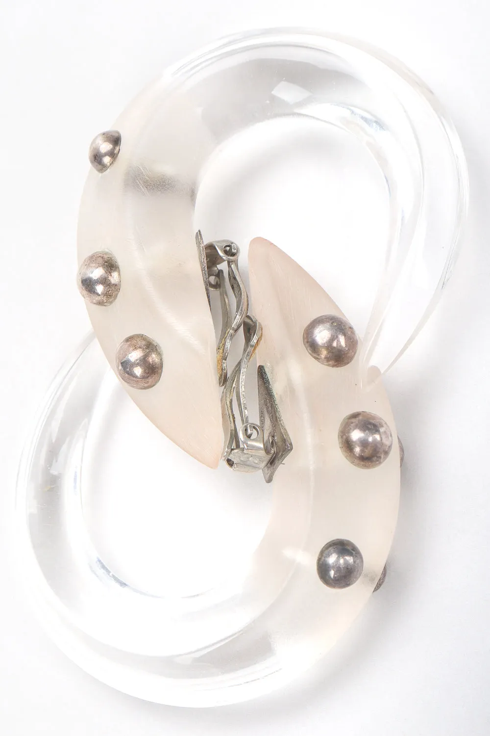 Ombré Frosted Lucite Earrings