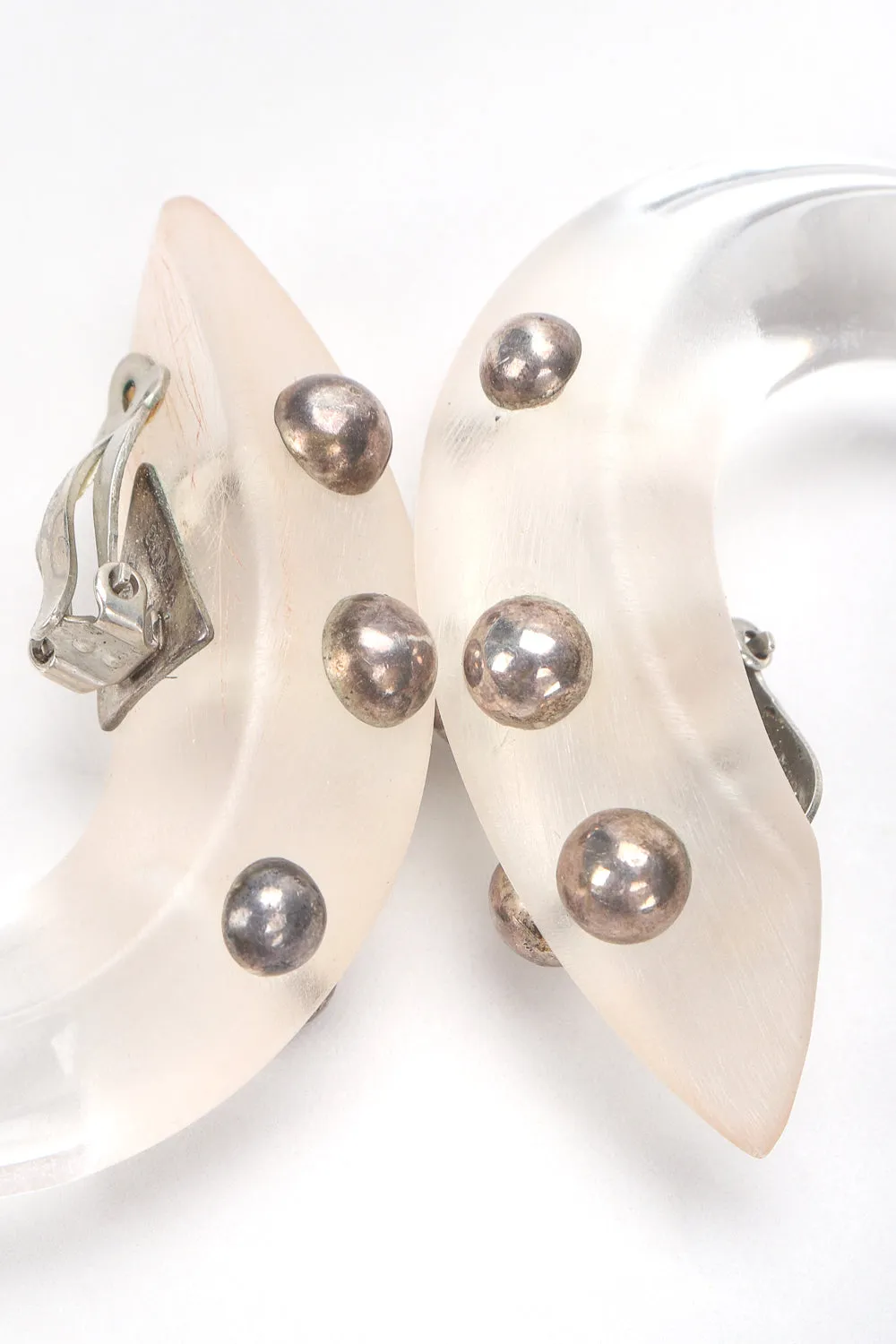 Ombré Frosted Lucite Earrings