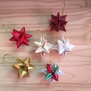 Origami star ornament