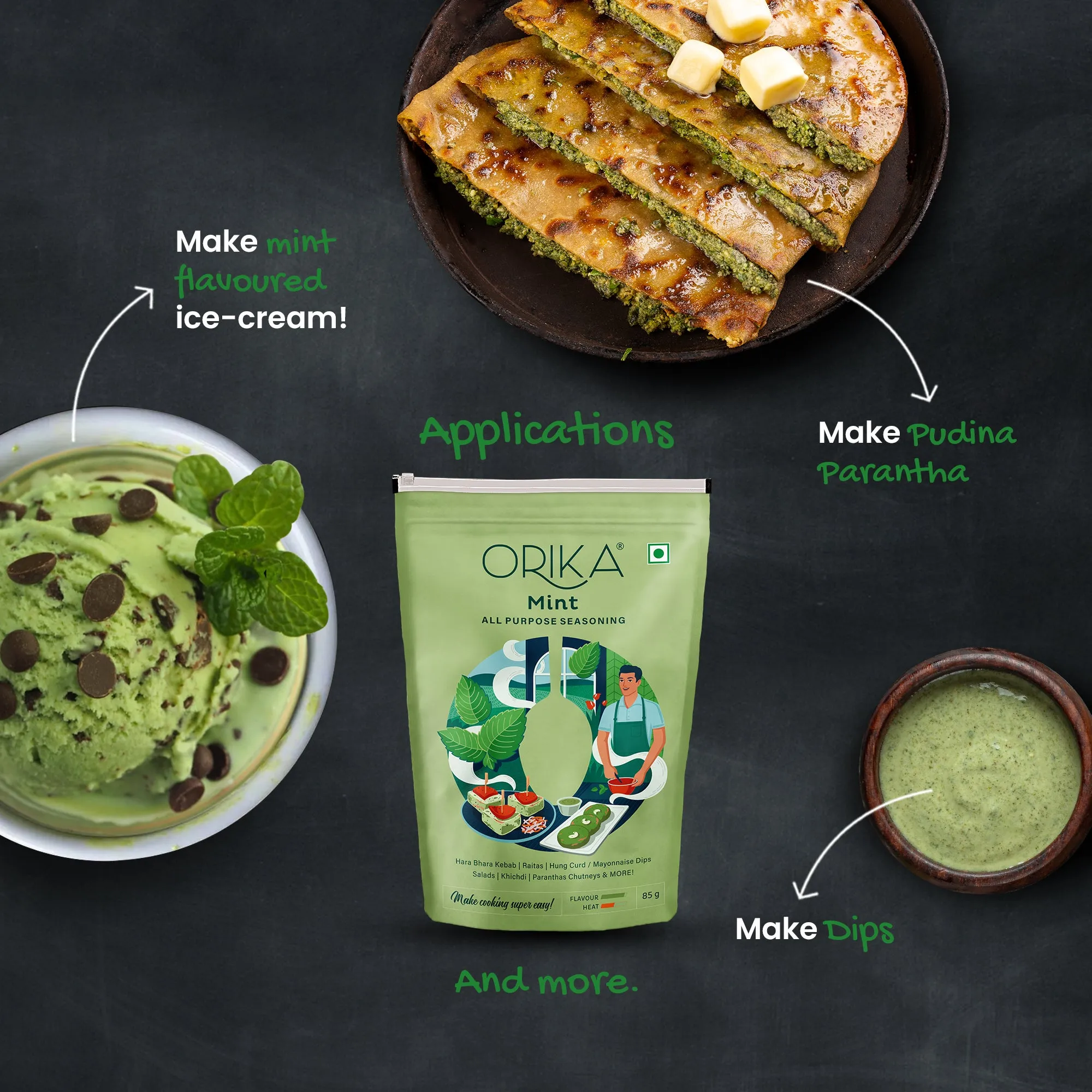 Orika Mint All Purpose Seasoning, 85g
