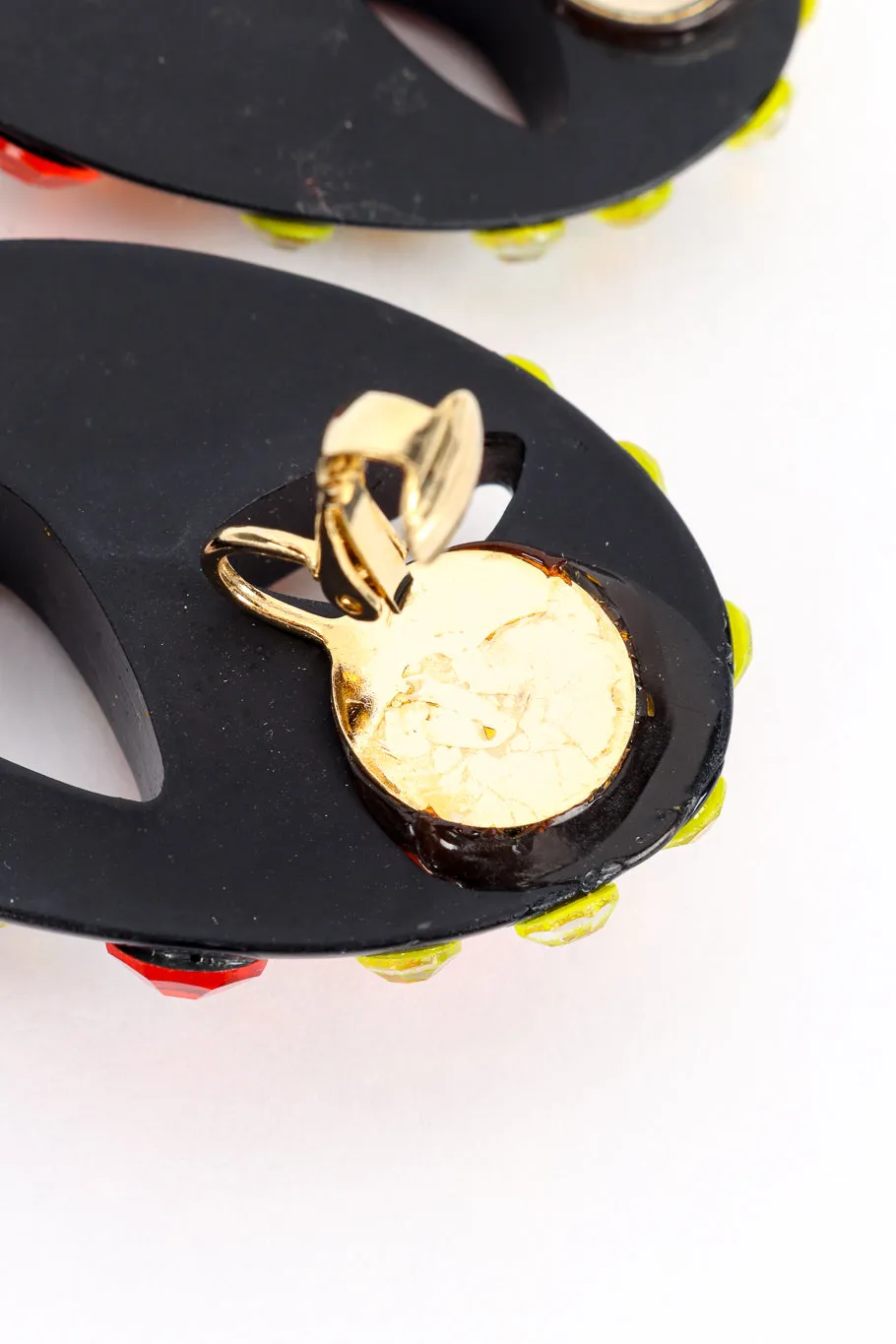 Oval Rhinestone Earrings