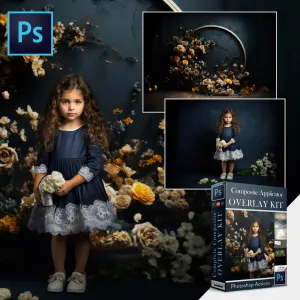Overlay & Digital Background Photoshop Applicator