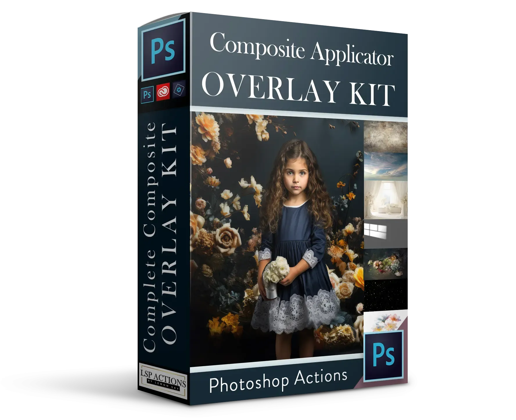 Overlay & Digital Background Photoshop Applicator