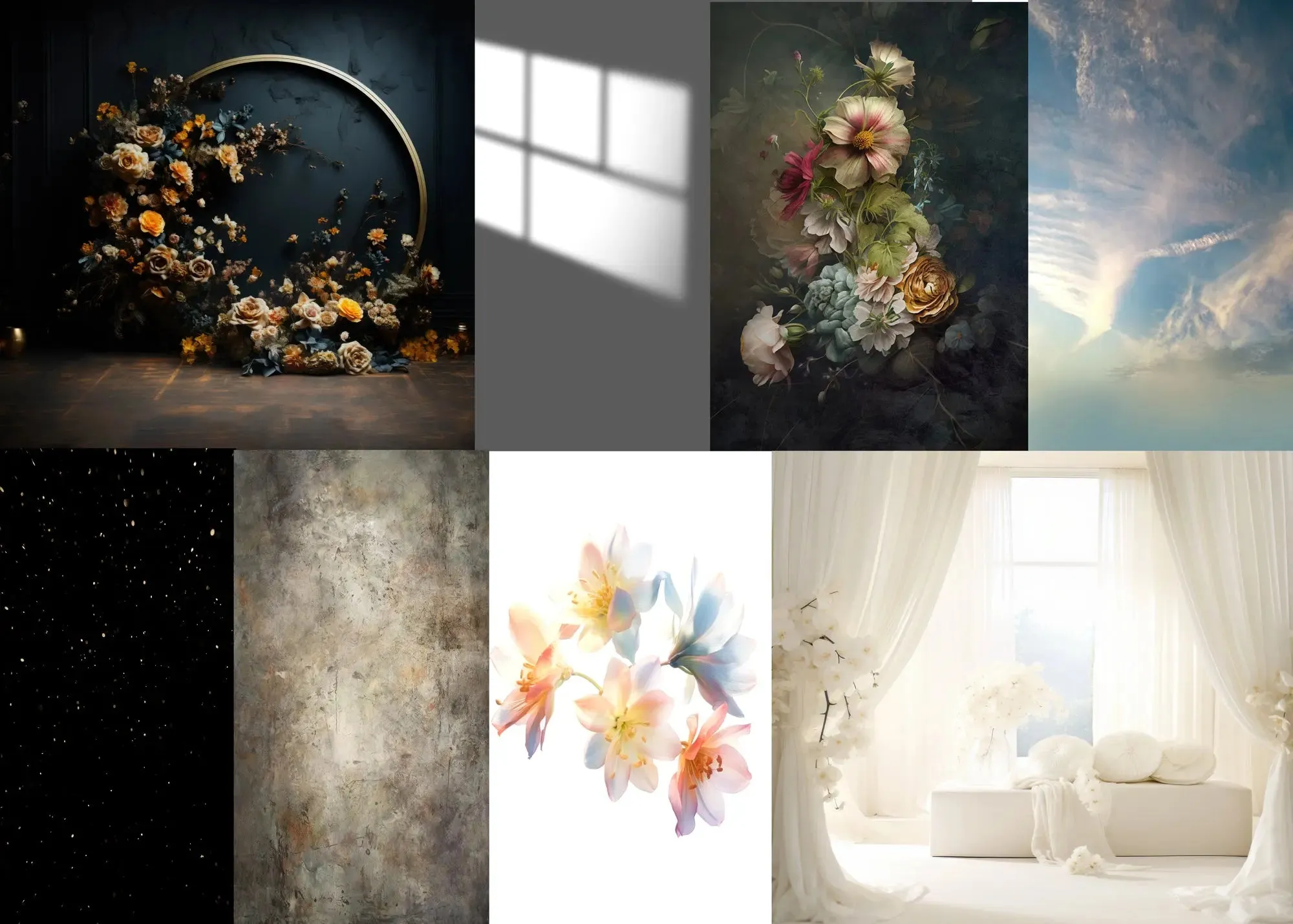 Overlay & Digital Background Photoshop Applicator