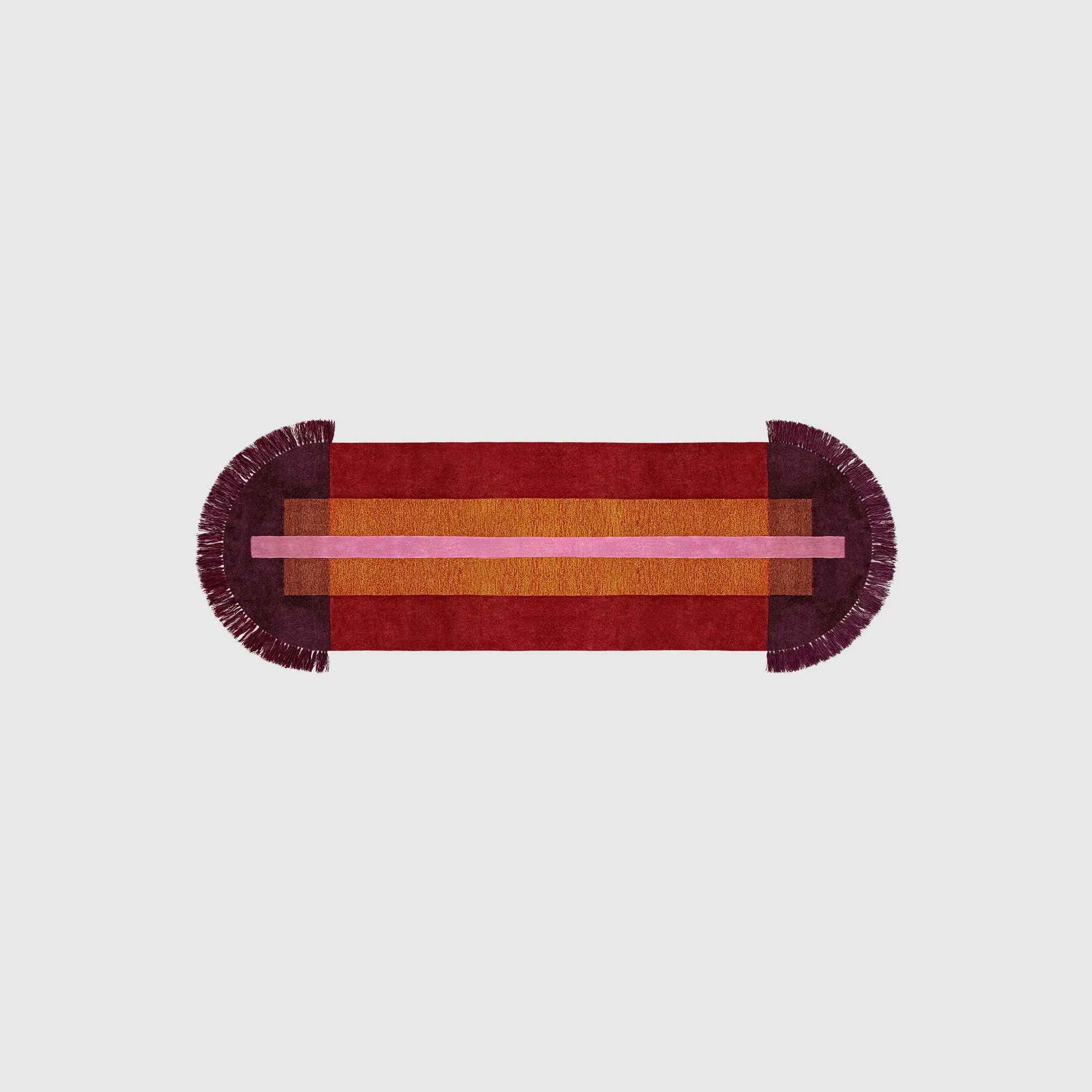 Overlay Runner - Large Burgundy