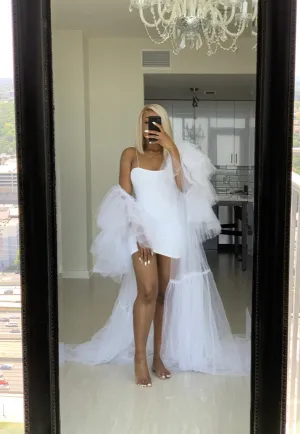 Oyemwen White Sheer Overlay