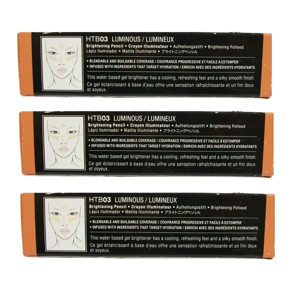 Pack of 3 NYX Hydra Touch Brightener, HTB03 Luminous