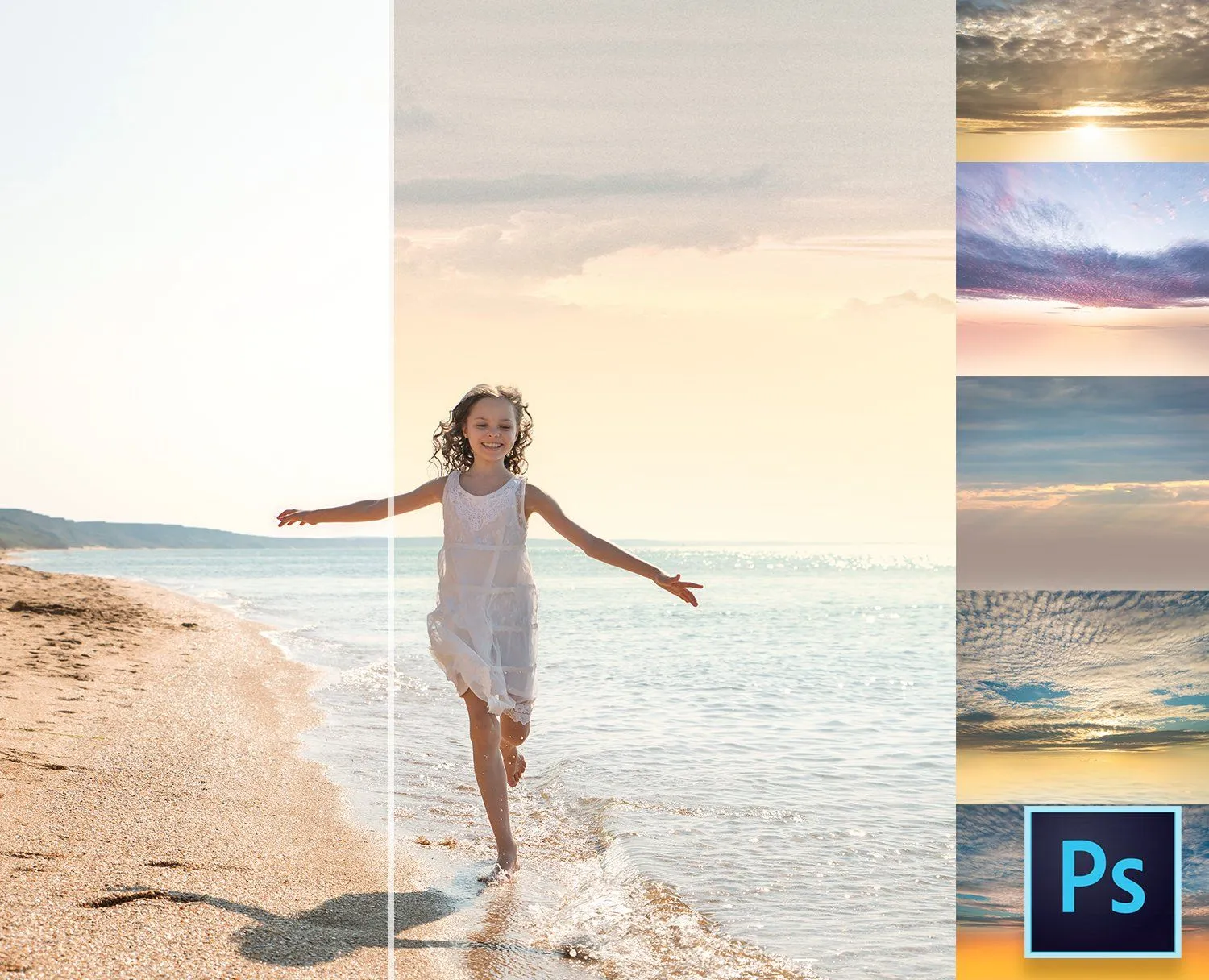 Painterly Sky Photoshop Overlay Kit