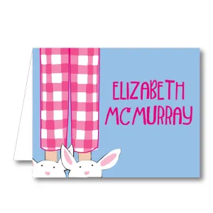 Pancakes & Pajamas Folded Notecard