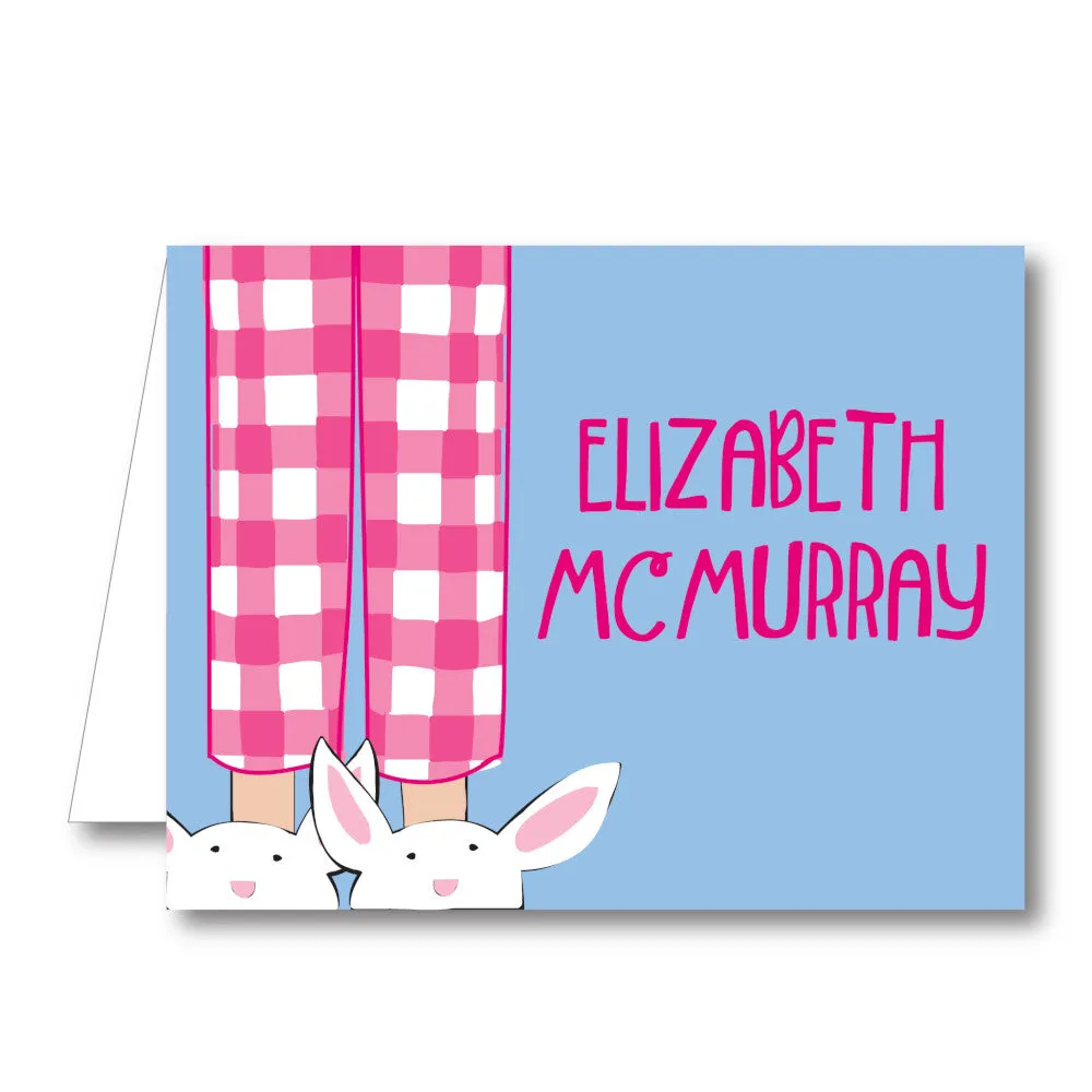Pancakes & Pajamas Folded Notecard
