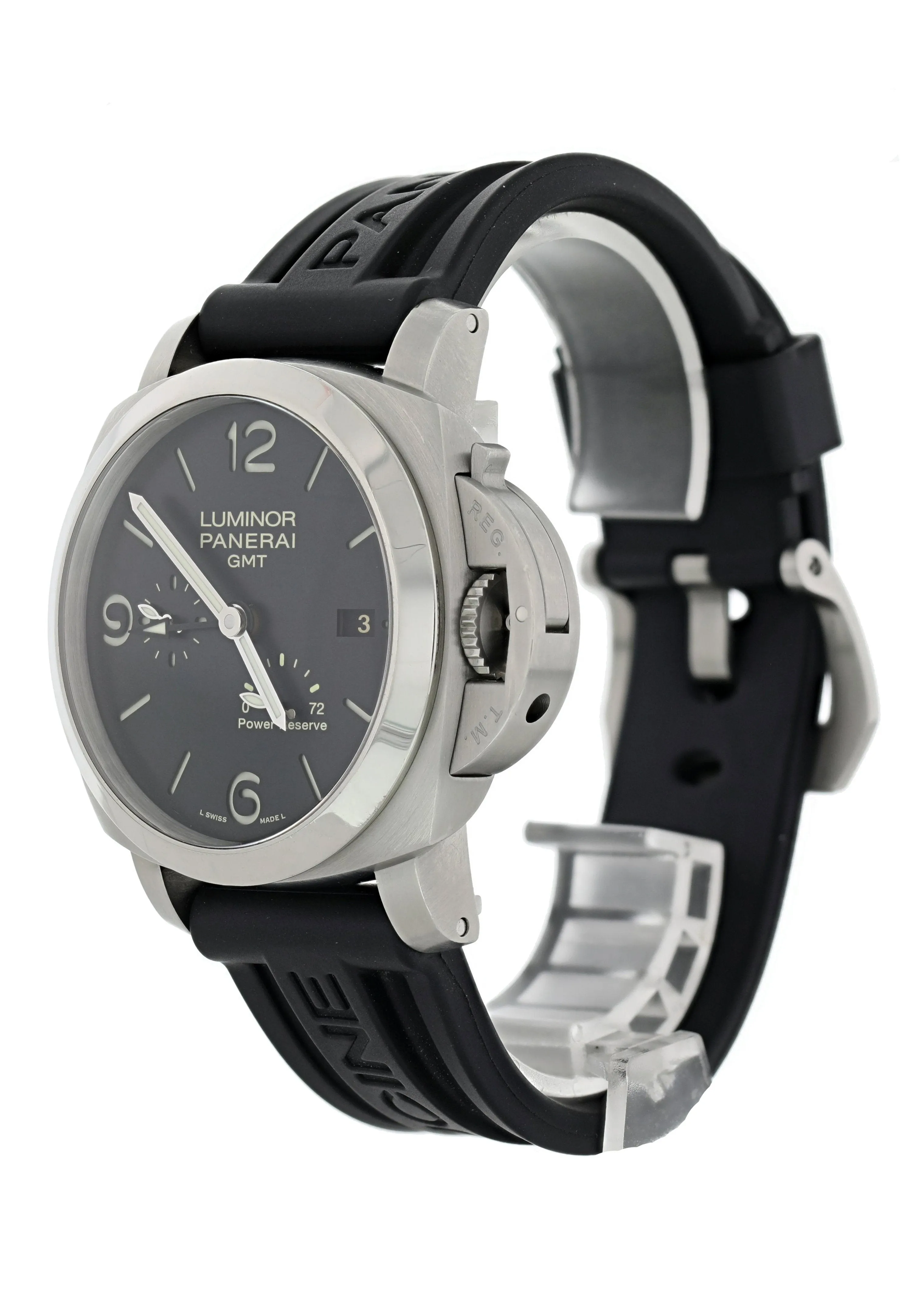 Panerai Luminor 1950 3 Days PAM321 GMT Mens Watch