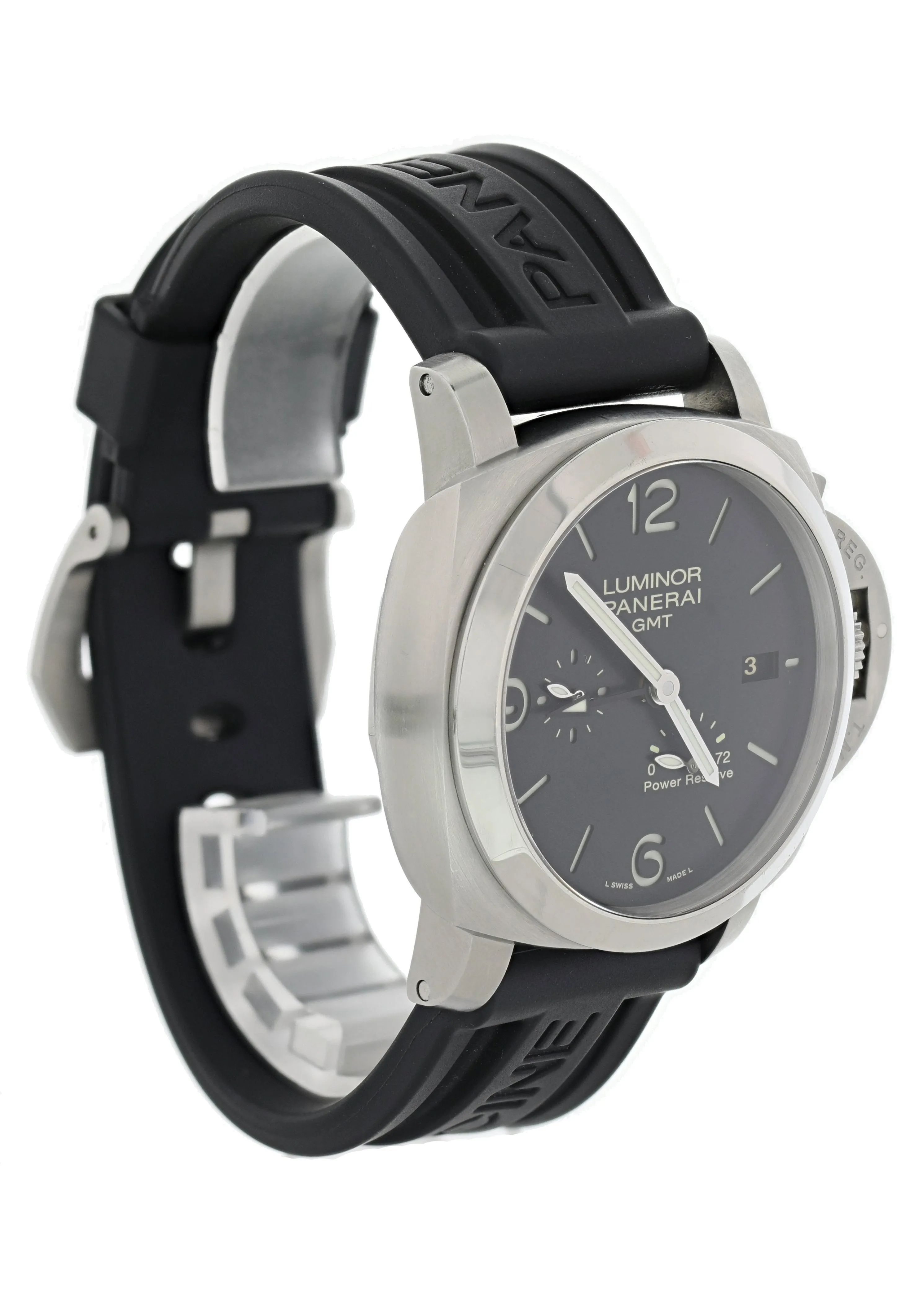 Panerai Luminor 1950 3 Days PAM321 GMT Mens Watch