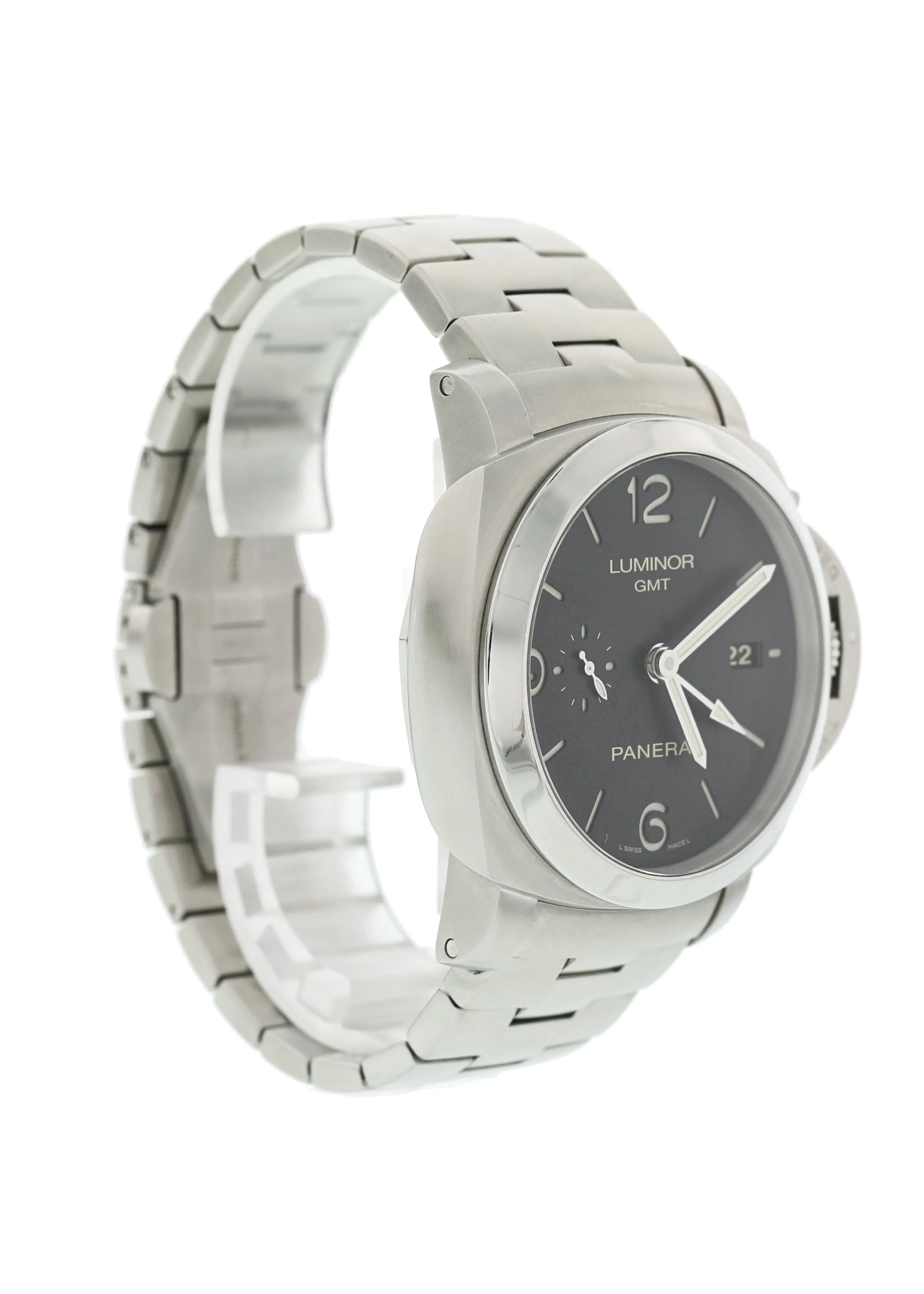 Panerai Luminor 1950 PAM329 GMT Men's Watch Box Papers
