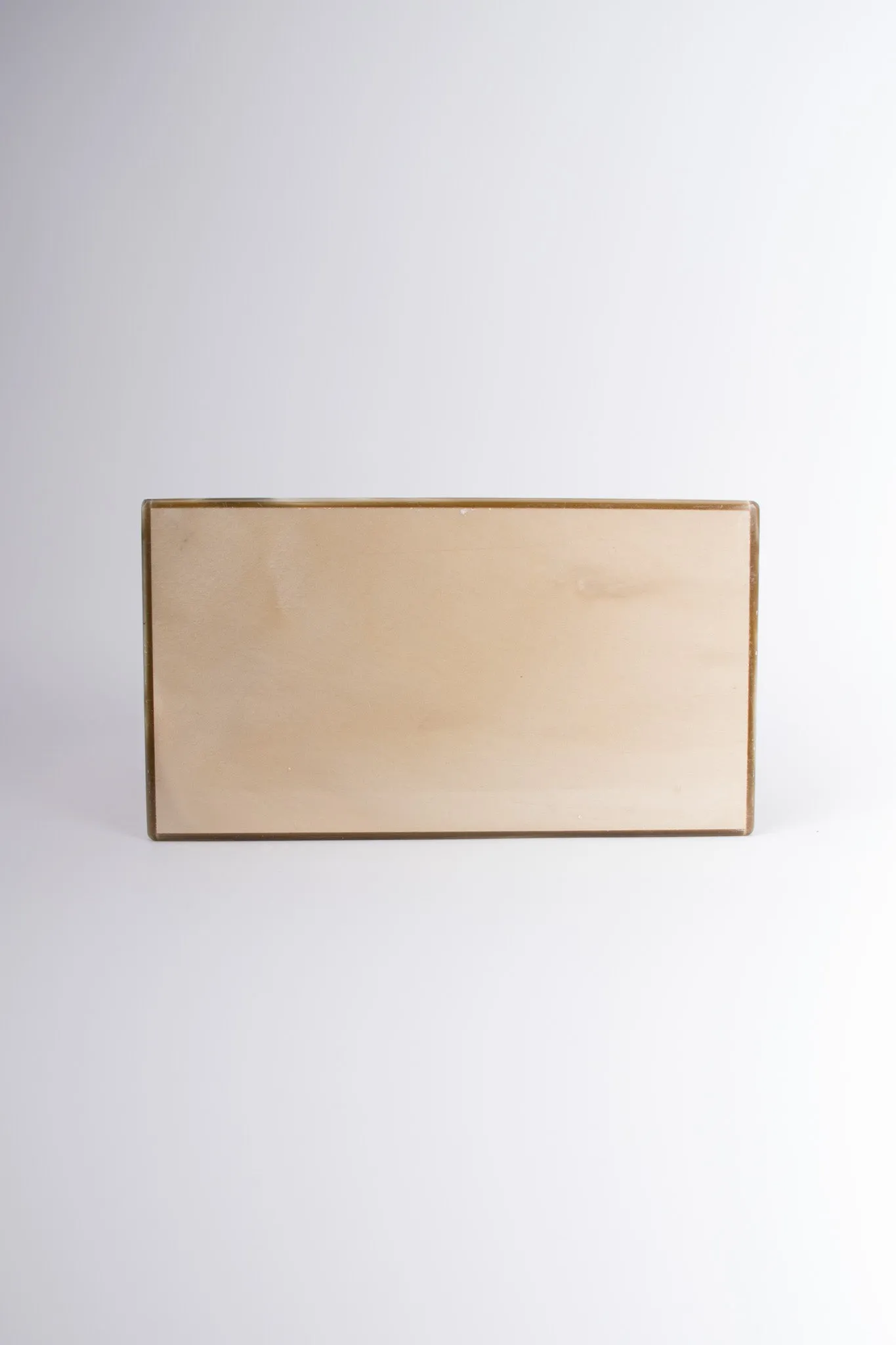 Pearlescent Lucite Box Bag