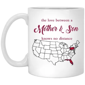 Pennsylvania Florida Mother And Son Mug