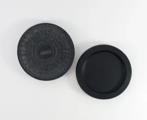 Piano Caster Cup XLarge - Black Rubber