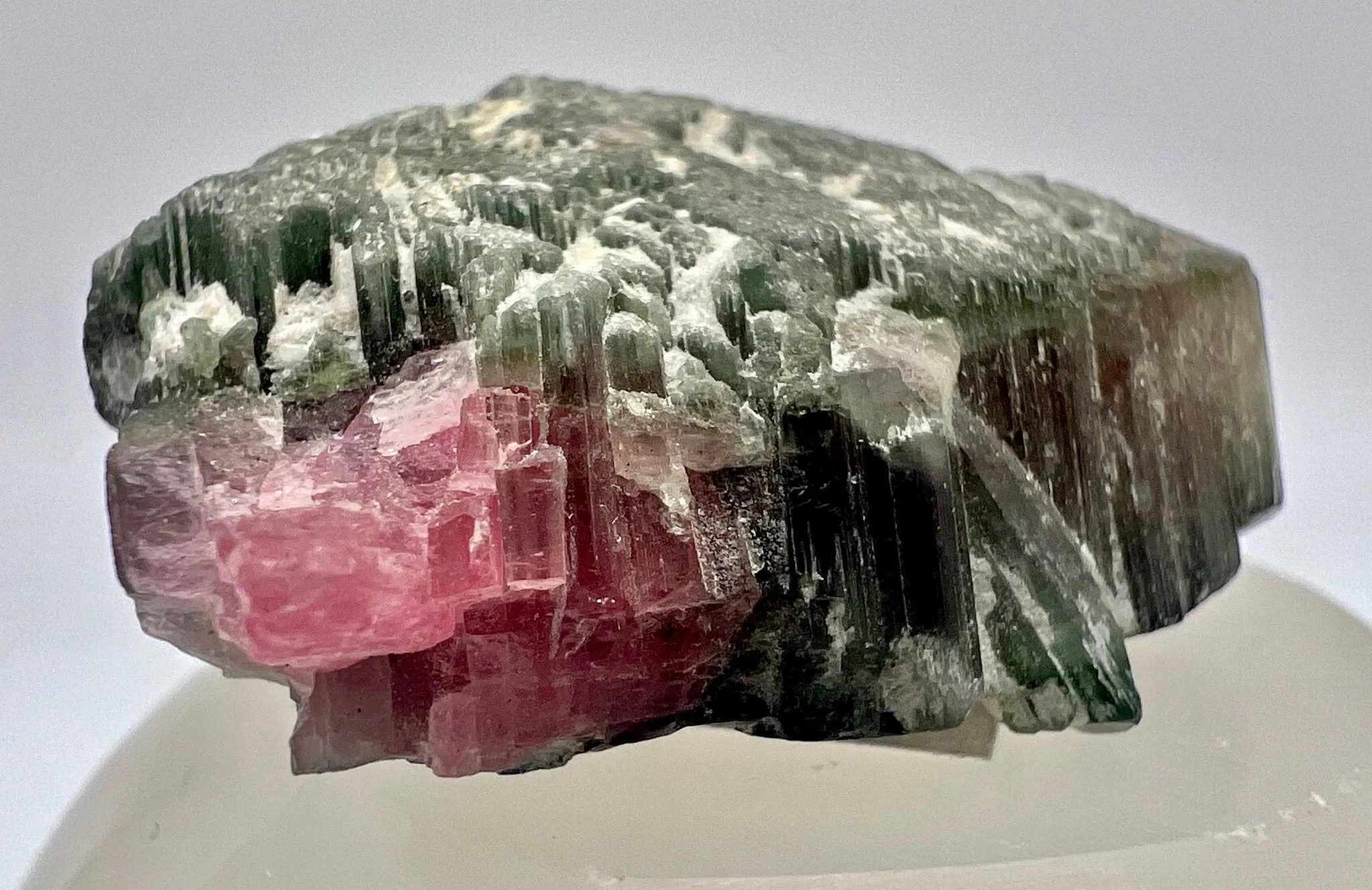Pink & Black Tourmaline, with Lepidolite in Matrix