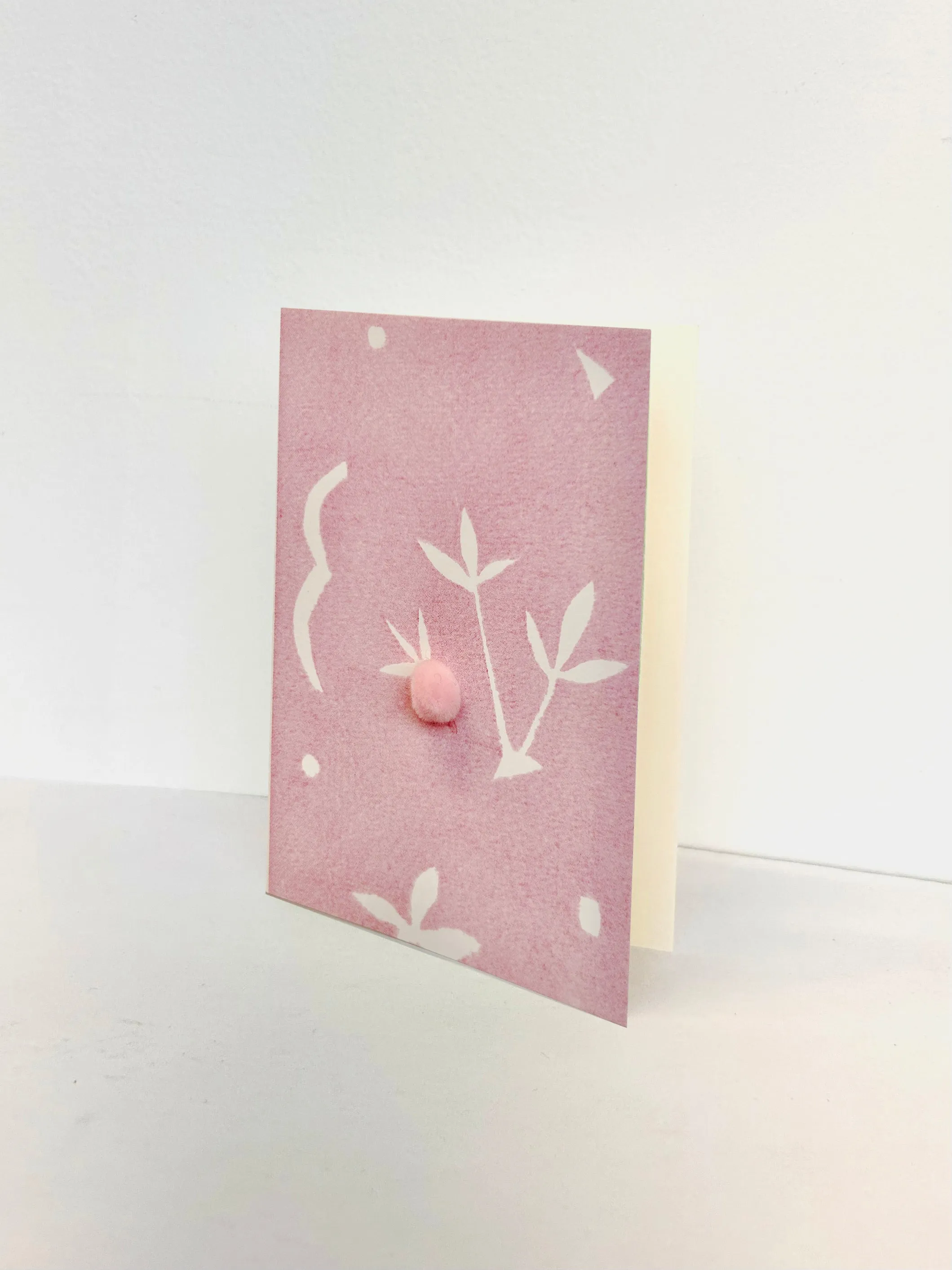 Pink pom-pom