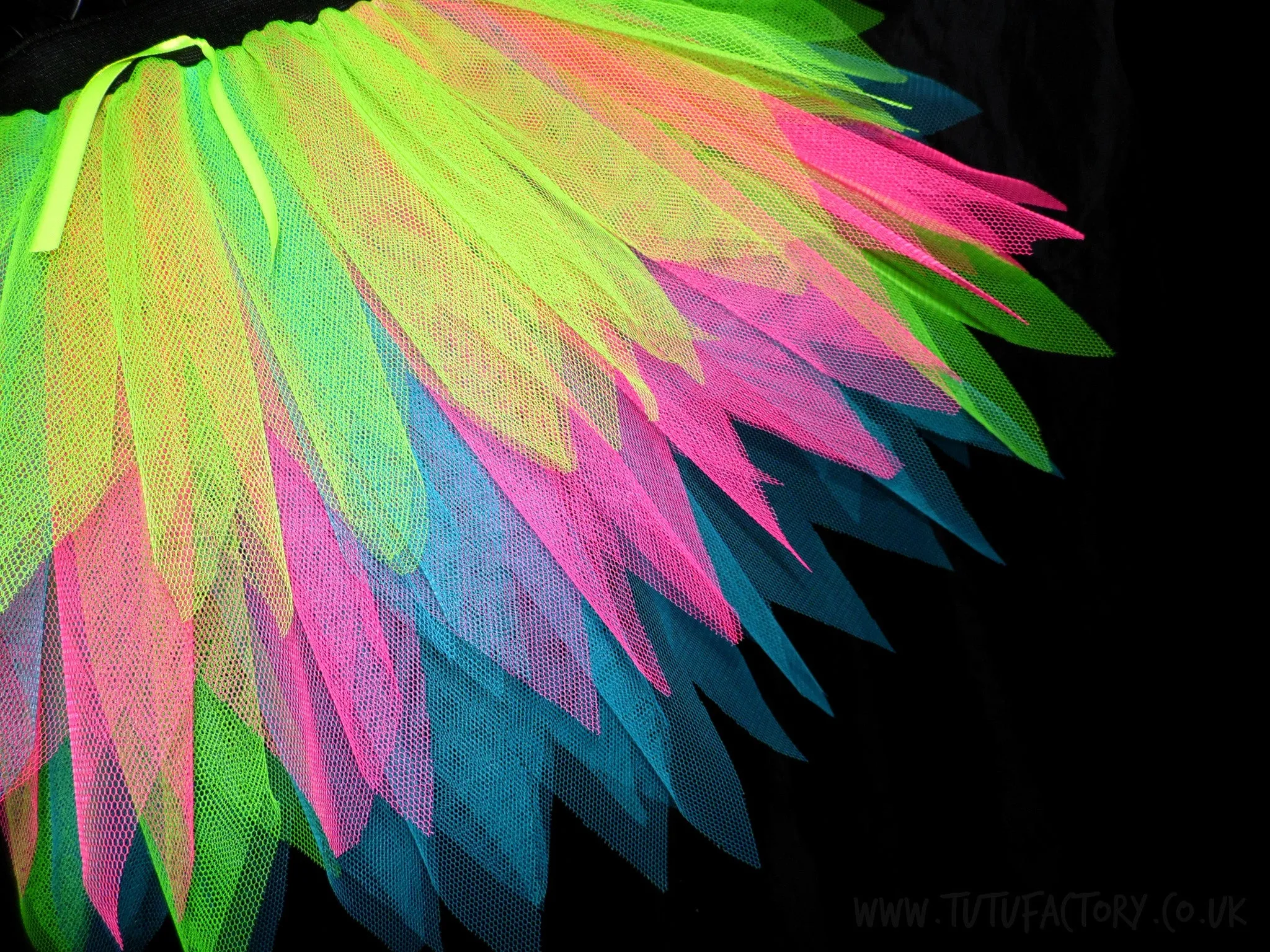 Plus Size Neon Vibe Spikey Tutu