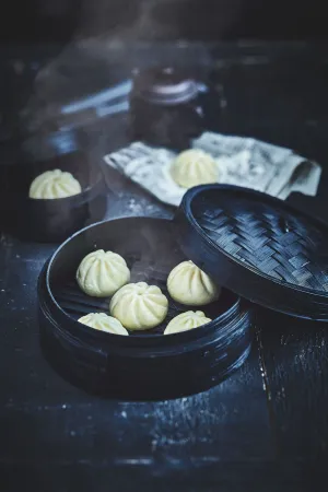 Pão Recheado Carne De Frango Nikuman 20unidsx40g