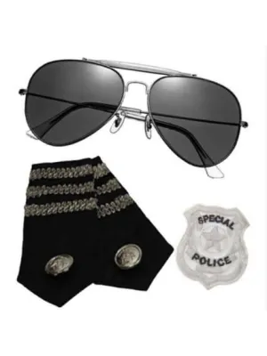 Police Costume Accessory Kit
