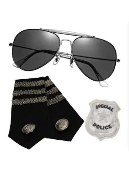 Police Costume Accessory Kit