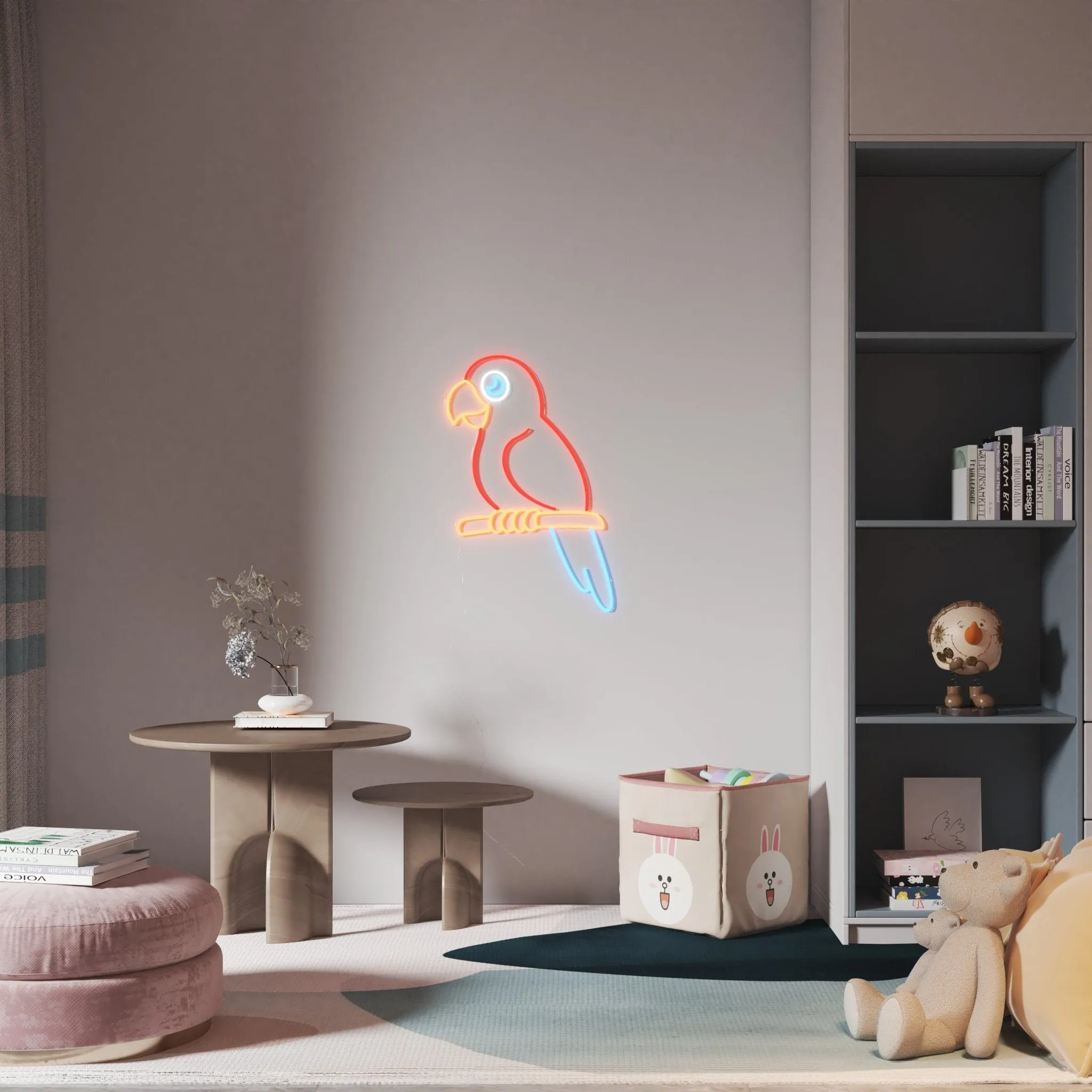Polly Parrot - LED neon sign