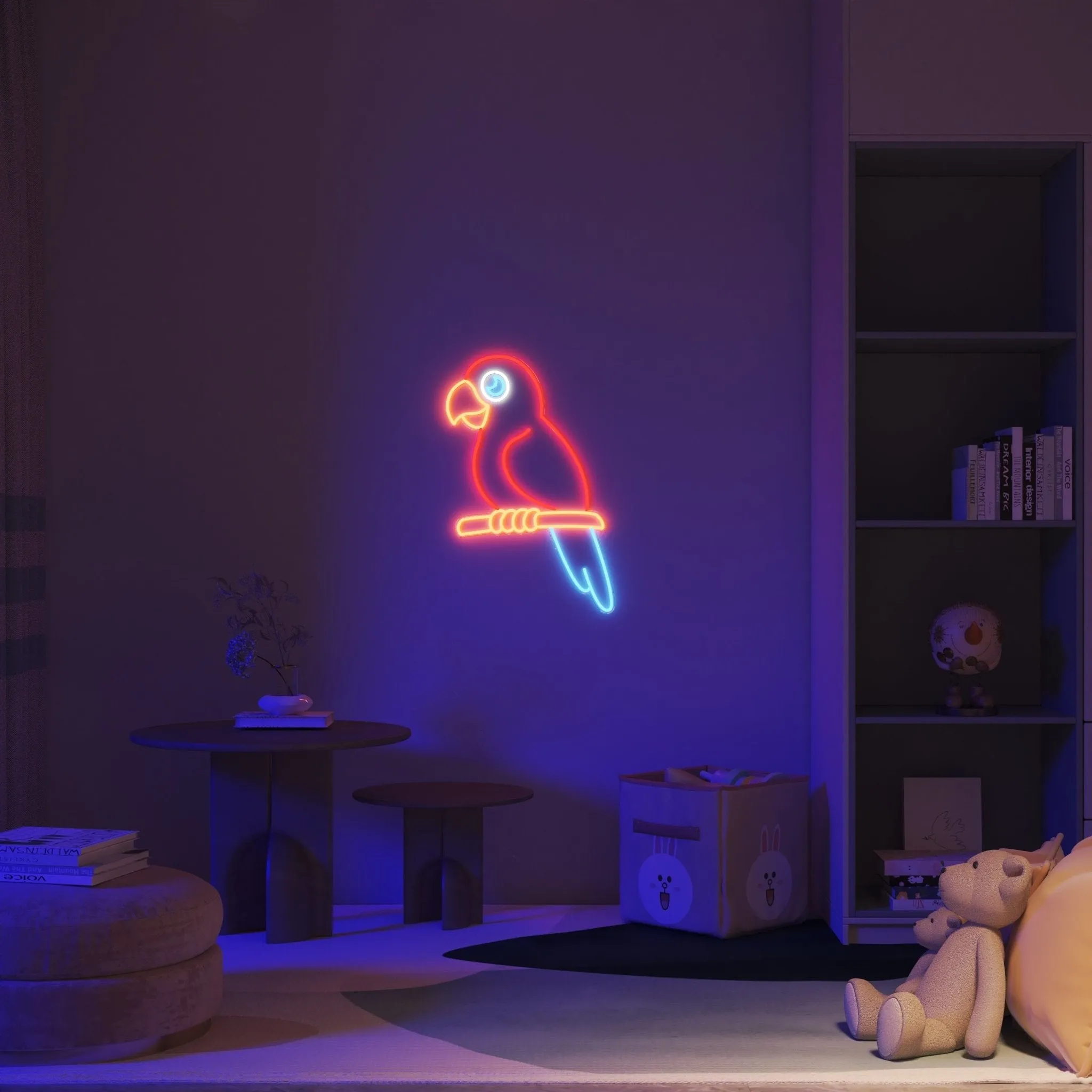 Polly Parrot - LED neon sign