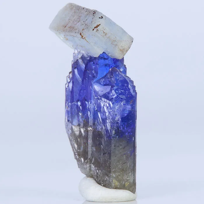 Prehnite on a Natural Tanzanite Crystal Specimen | 22.30ct