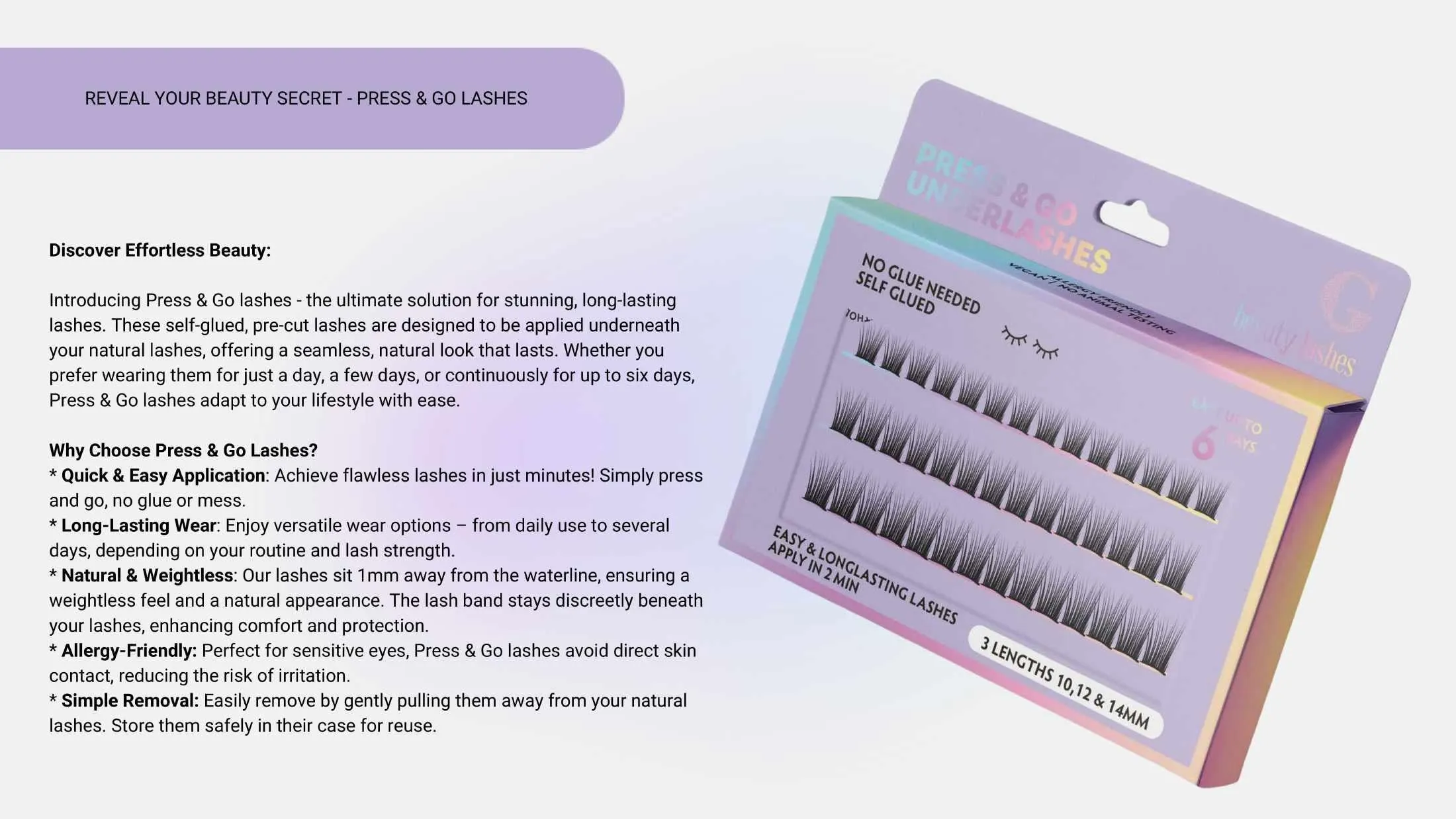 Press & Go Underlashes Everyday