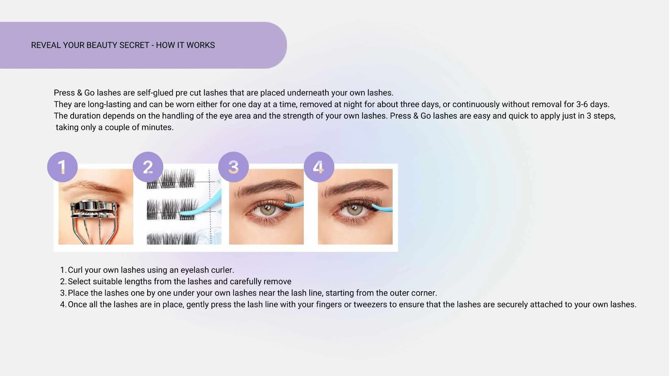 Press & Go Underlashes Everyday