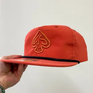 PUFF Spade Trucker Cap - Rust / Black Monotone