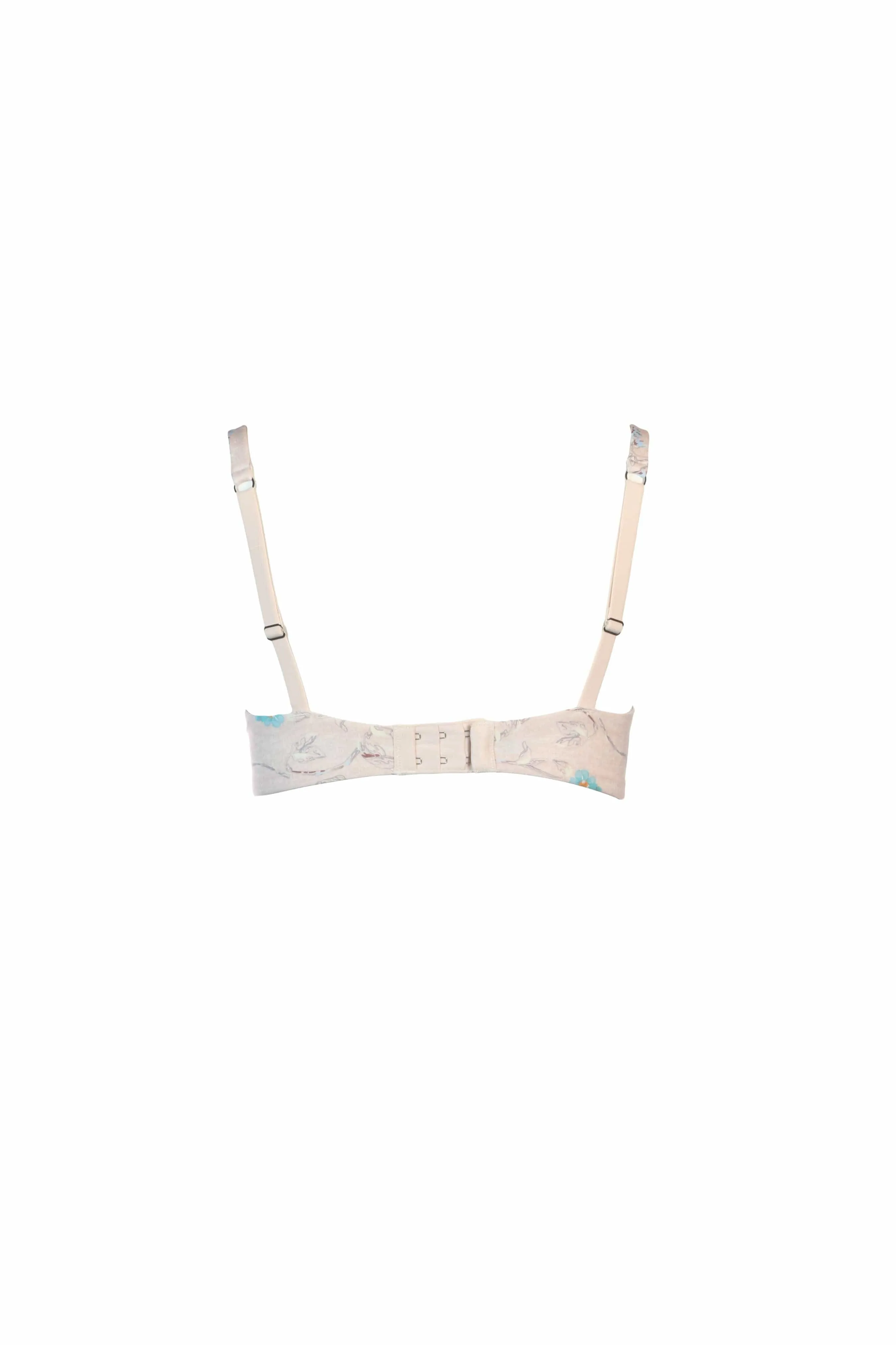 Pure Demi Cup T-Shirt Bra- Floral Tea