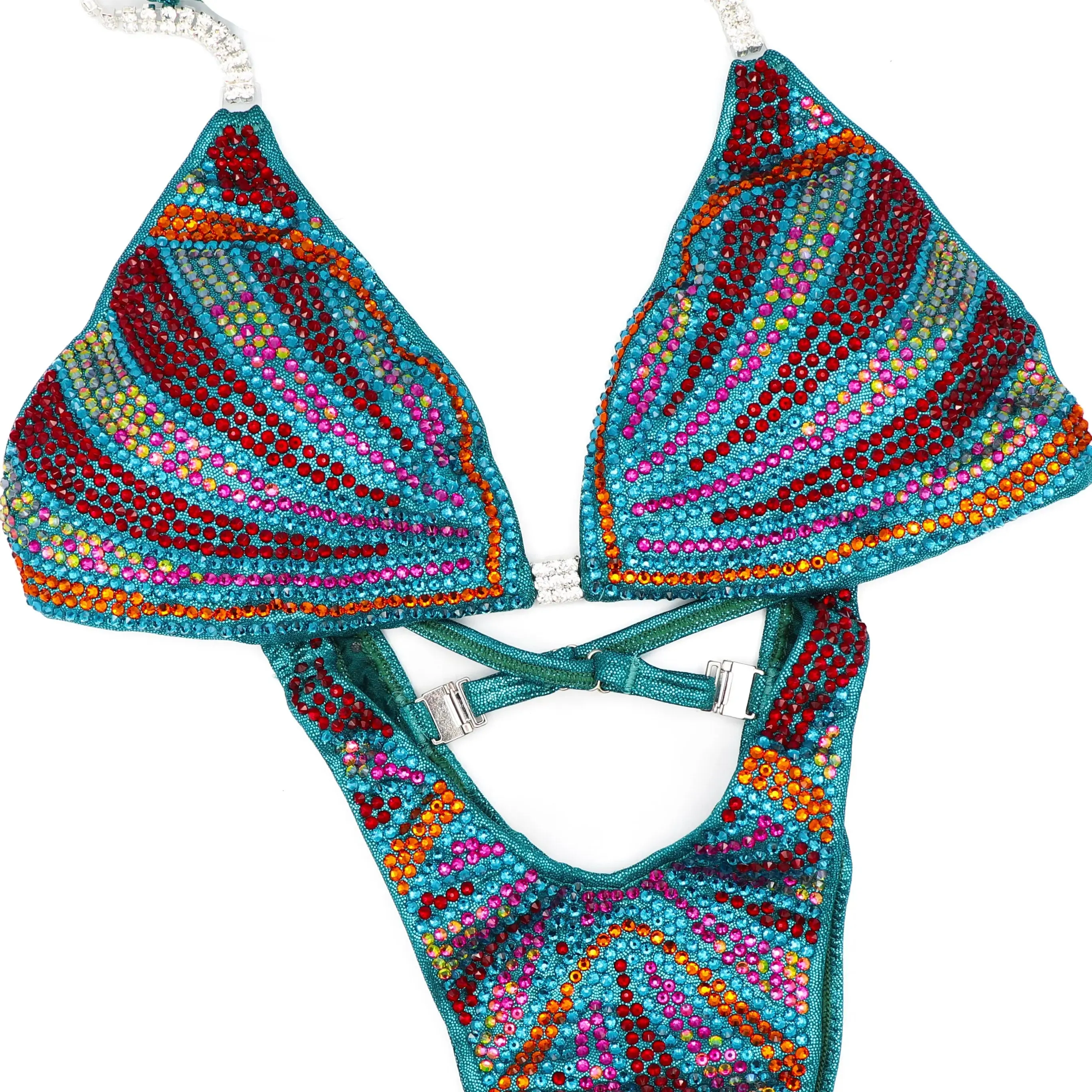 QS ST: Crystal Phoenix. Hologram Teal. Medium/Standard Figure.