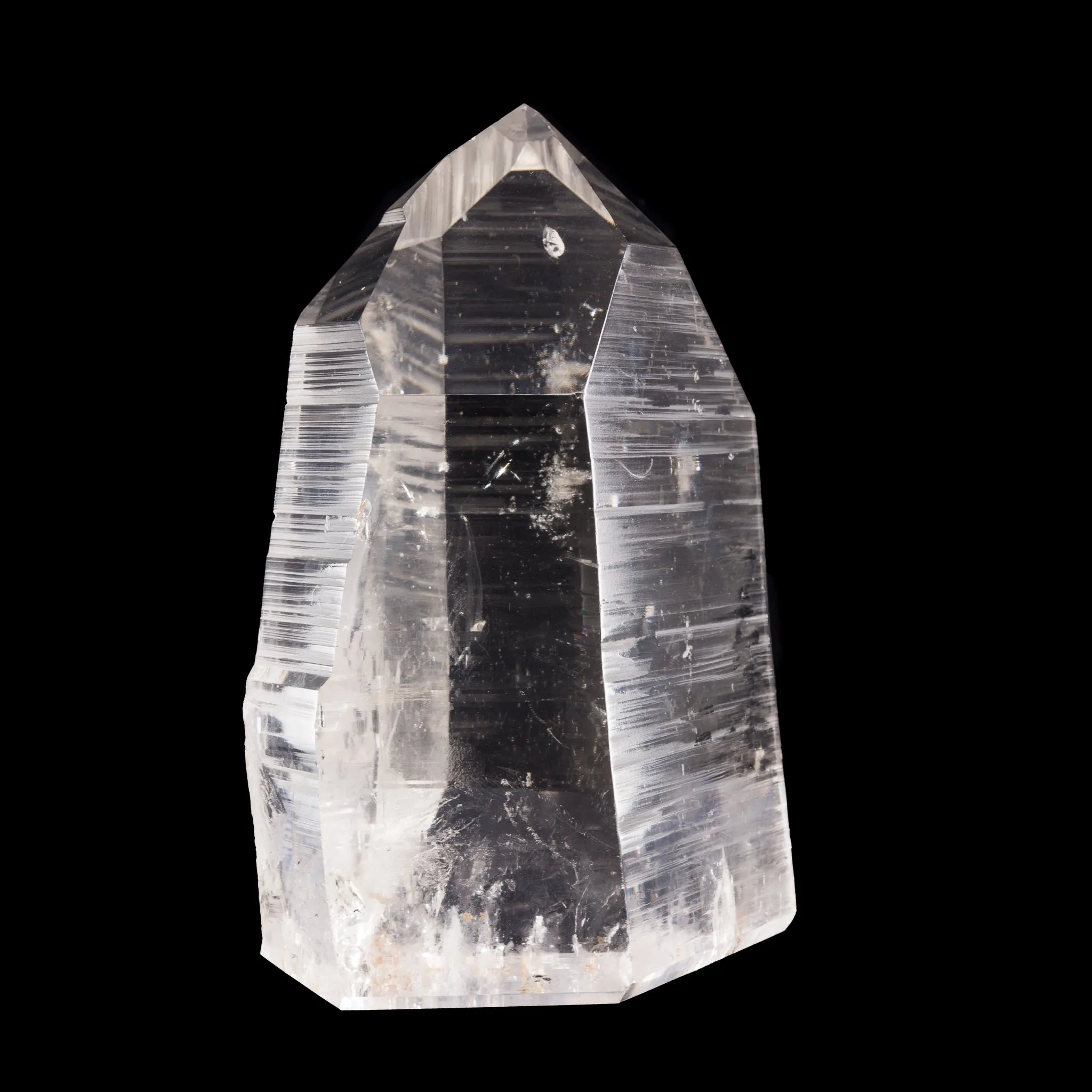 Quartz 6.25 Inch 4.36lb Partial Polished Crystal - Brazil