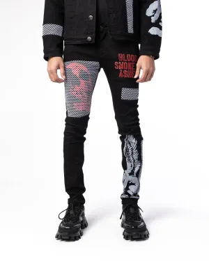 "FORSAKEN" Utility Denim