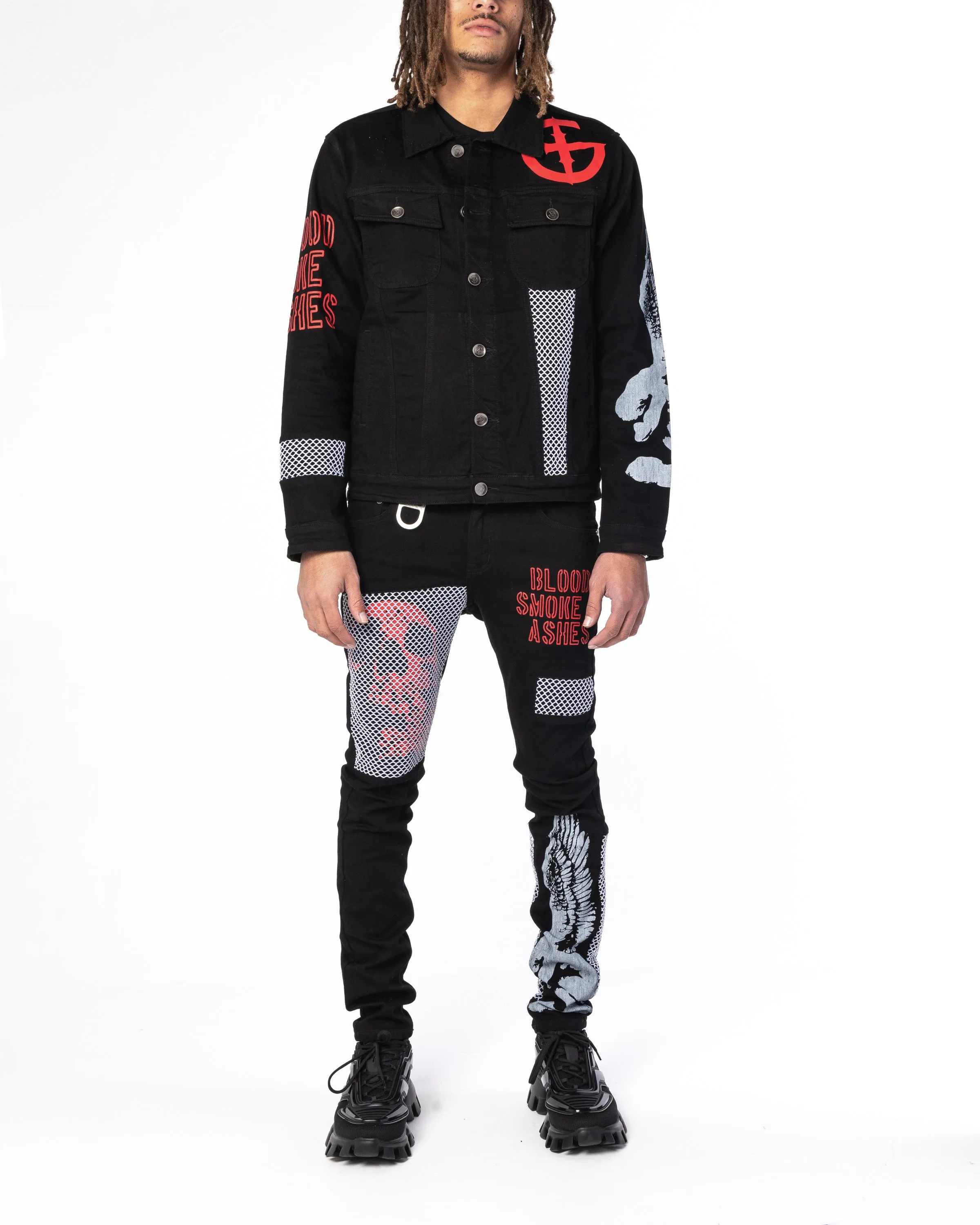 "FORSAKEN" Utility Denim