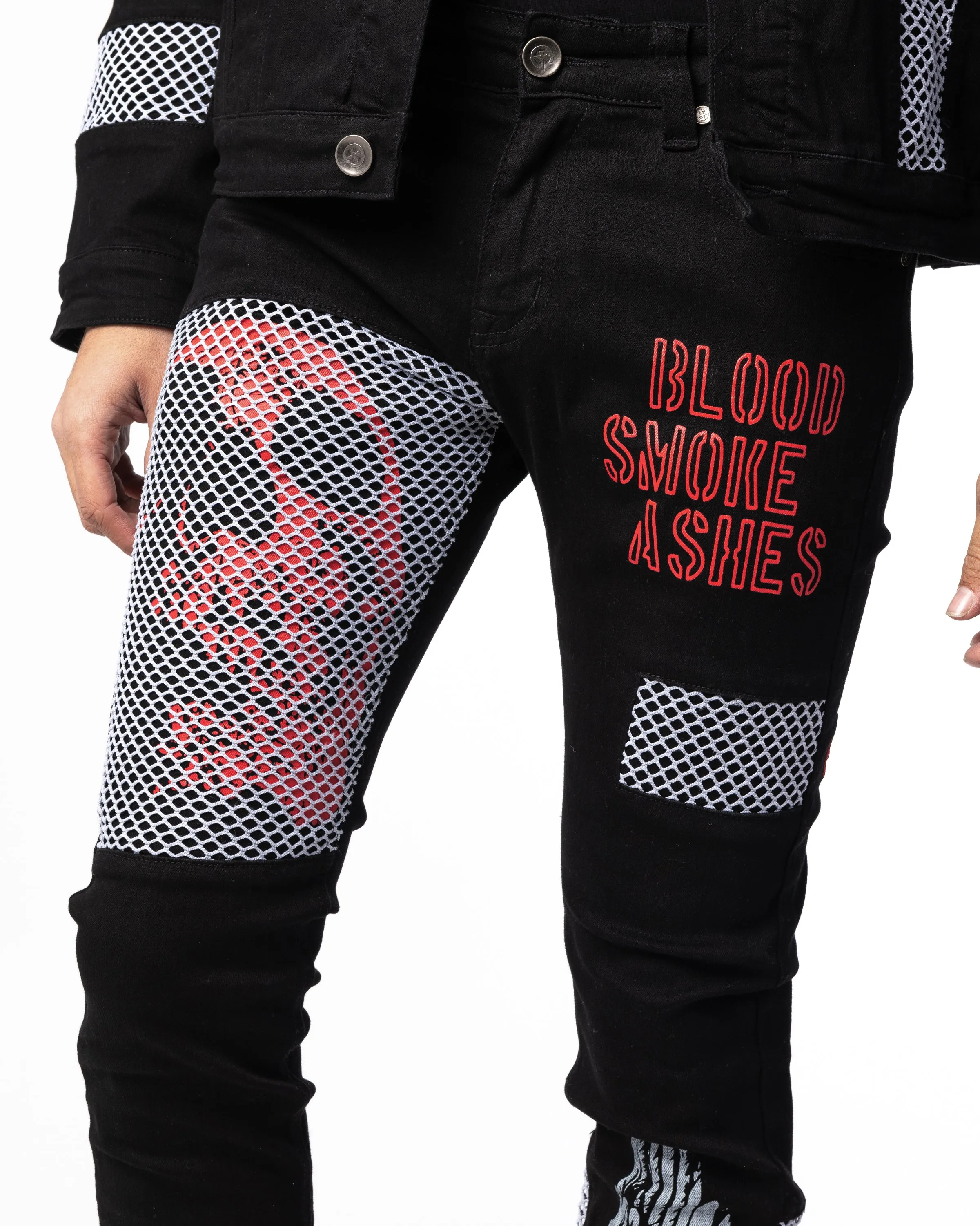 "FORSAKEN" Utility Denim