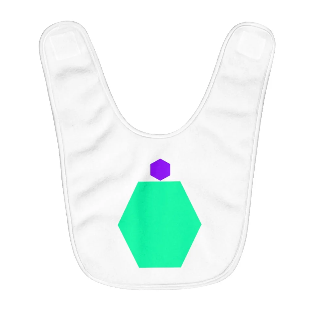 "I" Initial Baby Bib