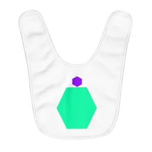 "I" Initial Baby Bib
