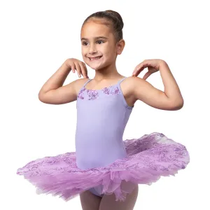 R0820G - Bloch 'Perlaida' Sequin Overlay Girls Tutu Dress