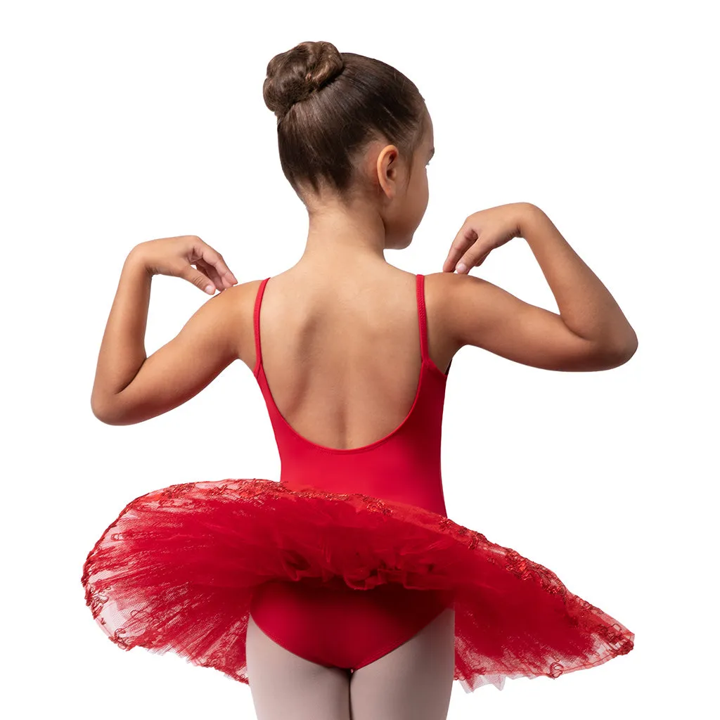 R0820G - Bloch 'Perlaida' Sequin Overlay Girls Tutu Dress