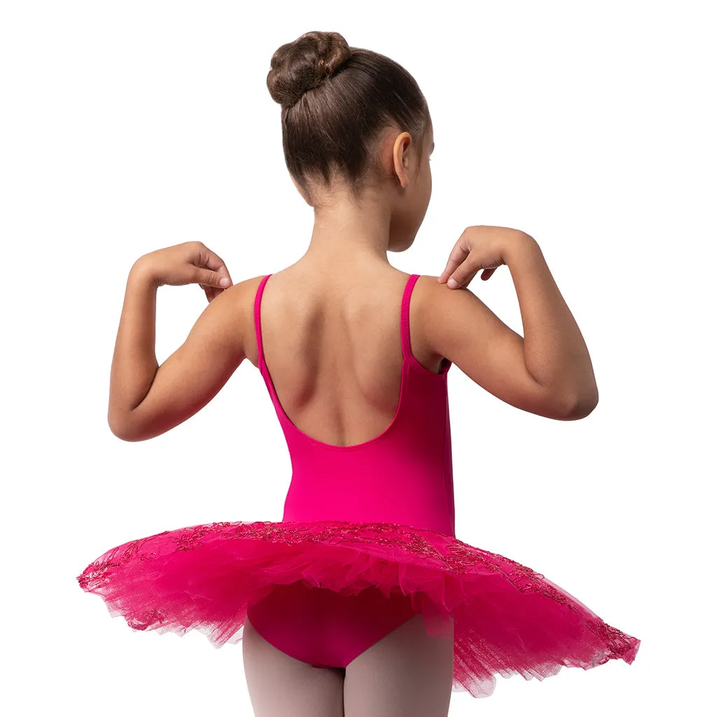 R0820G - Bloch 'Perlaida' Sequin Overlay Girls Tutu Dress