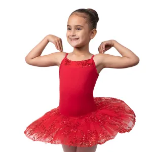 R0820G - Bloch 'Perlaida' Sequin Overlay Girls Tutu Dress