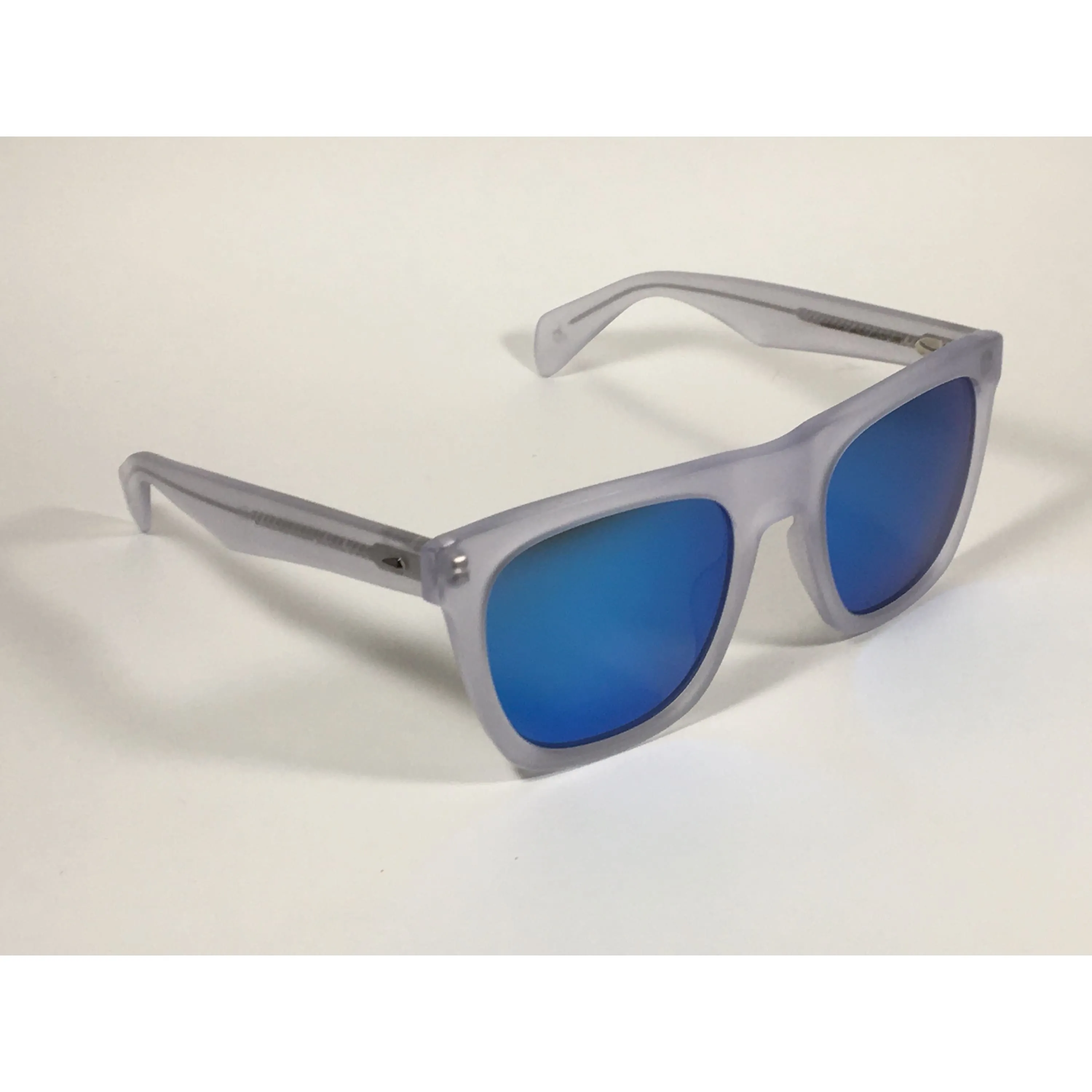 RAG & BONE RNB5002/S 2M4 Z0 Sunglasses Matte Crystal Blue Flash Mirror