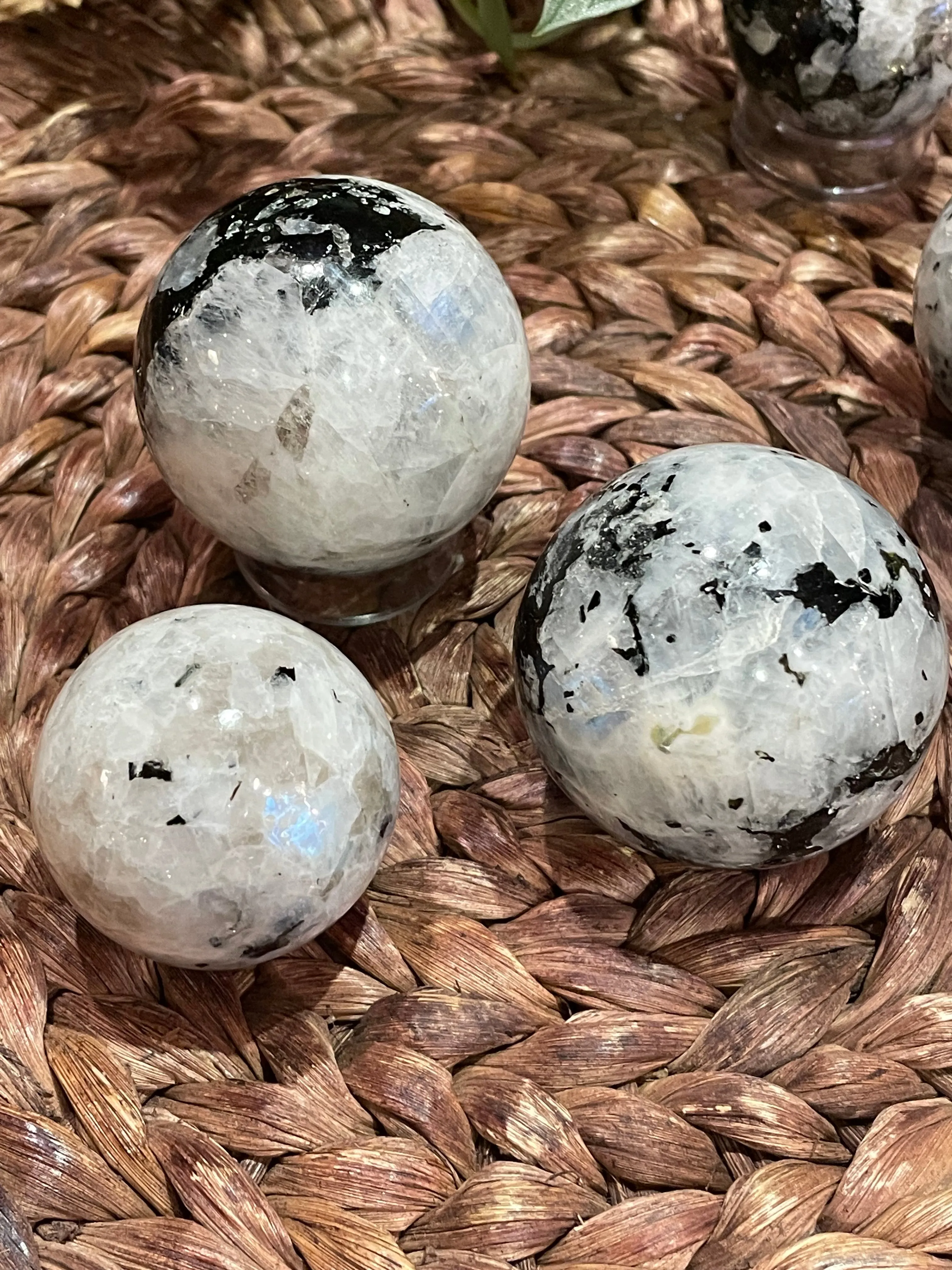 Rainbow Moonstone Sphere