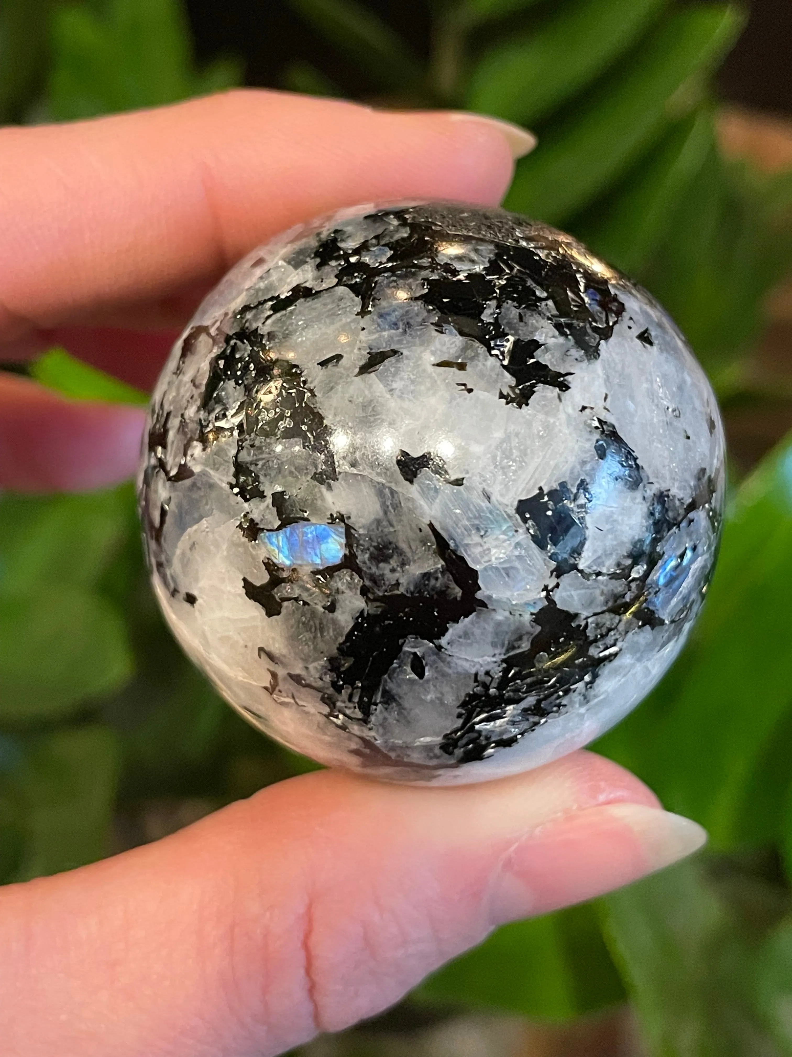 Rainbow Moonstone Sphere