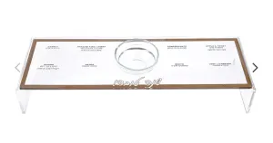 Raised simanim tray