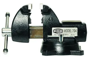 REED 706 Mid-Line Vise, 1/4 to 3-1/2-Inch Pipe Capacity
